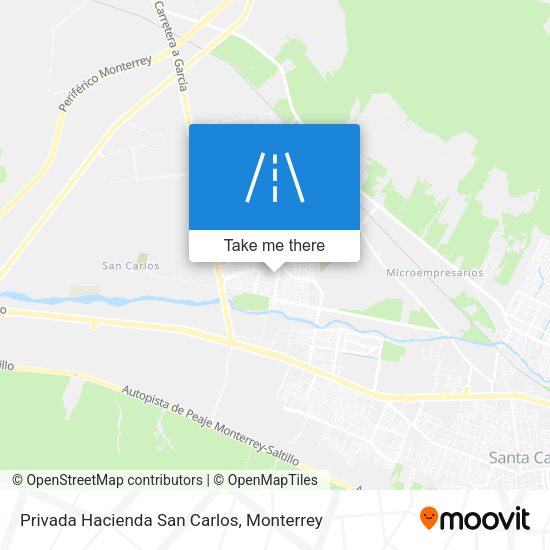 Privada Hacienda San Carlos map