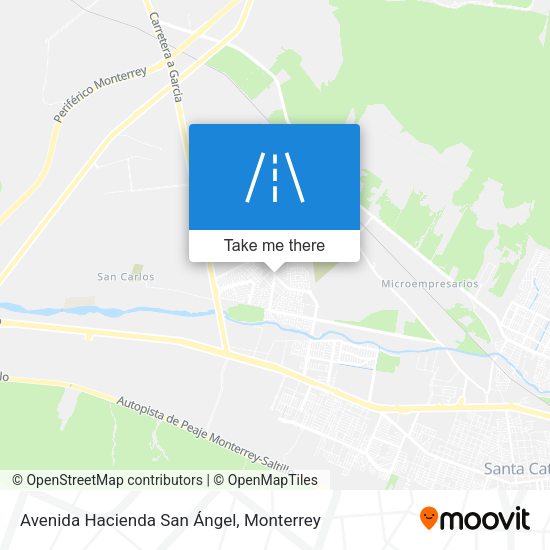 Avenida Hacienda San Ángel map