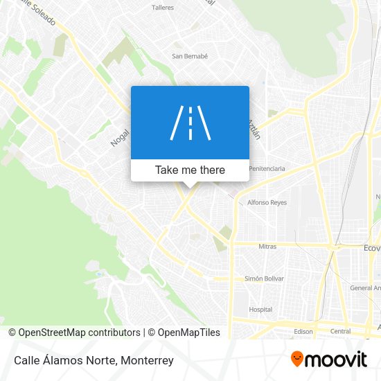 Calle Álamos Norte map