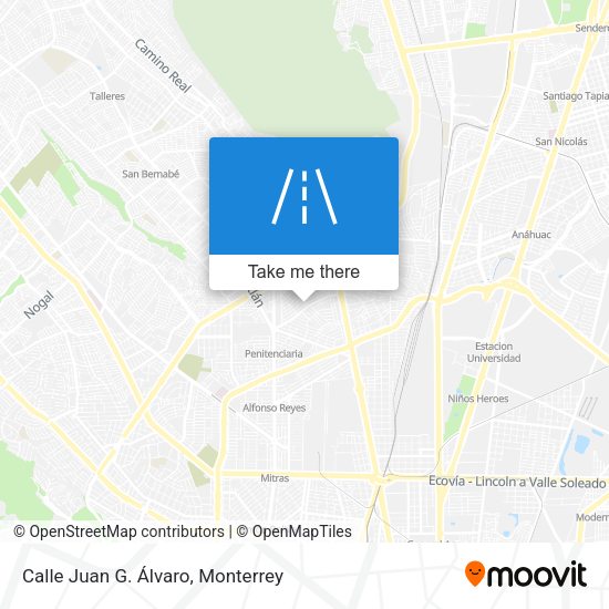 Calle Juan G. Álvaro map