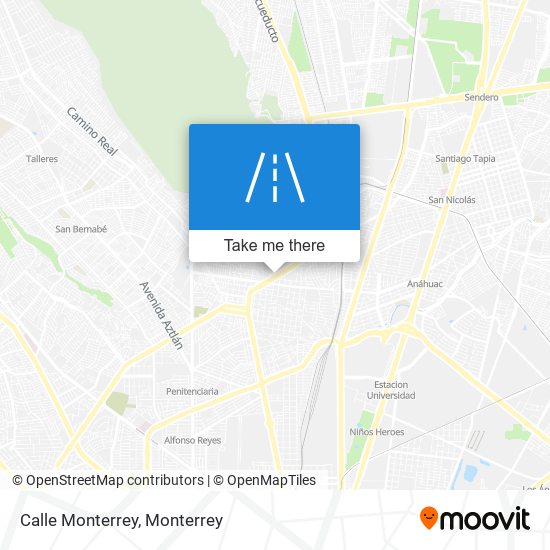 Calle Monterrey map