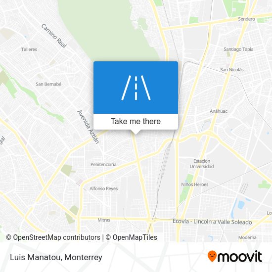 Mapa de Luis Manatou