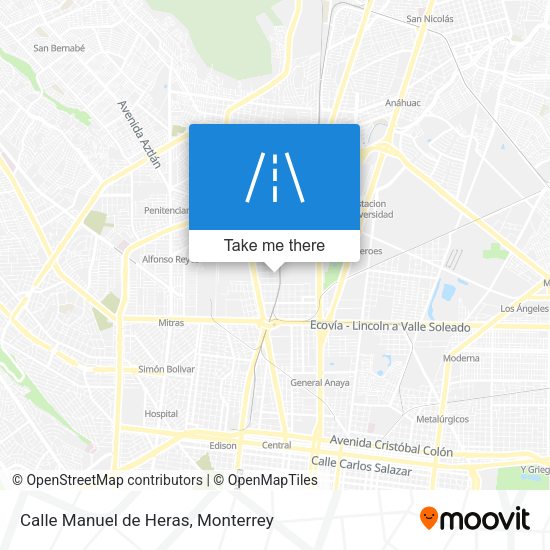 Calle Manuel de Heras map