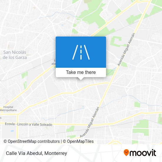 Calle Vía Abedul map