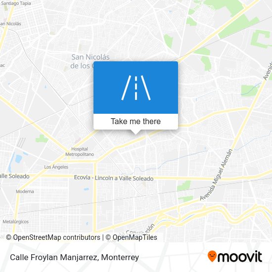 Calle Froylan Manjarrez map