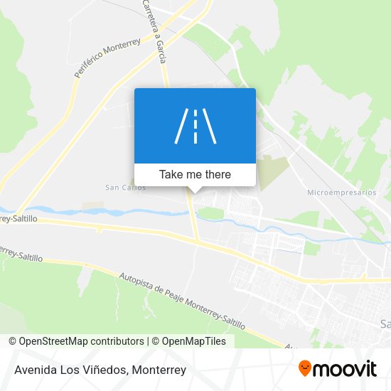 Avenida Los Viñedos map