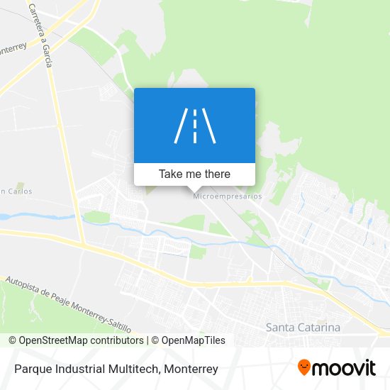 Parque Industrial Multitech map