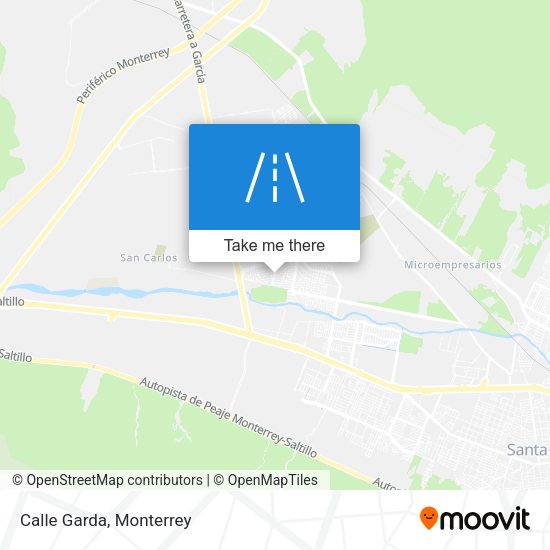 Mapa de Calle Garda
