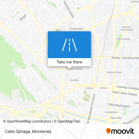 Mapa de Calle Ojinaga