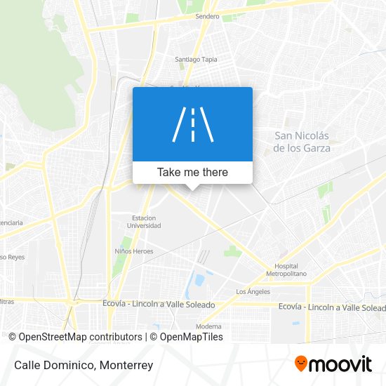 Mapa de Calle Dominico