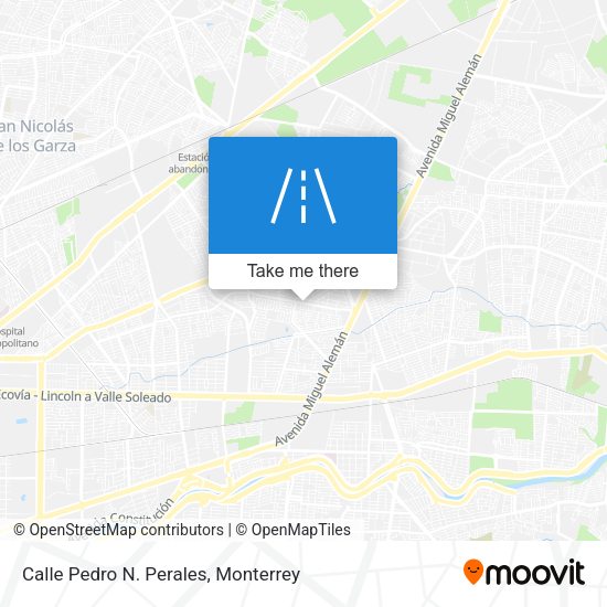 Mapa de Calle Pedro N. Perales