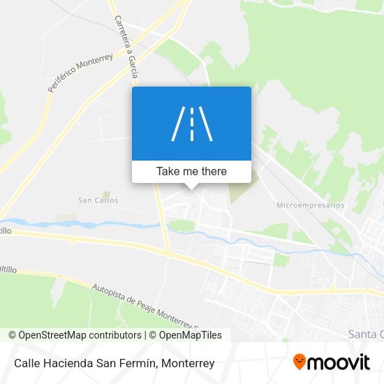 Mapa de Calle Hacienda San Fermín