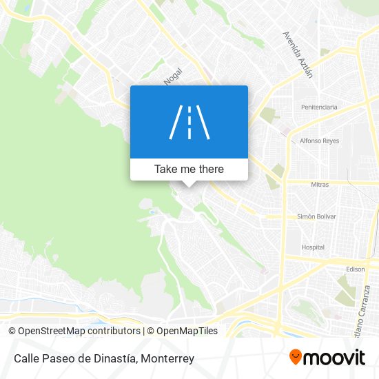 Mapa de Calle Paseo de Dinastía