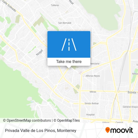 Privada Valle de Los Pinos map