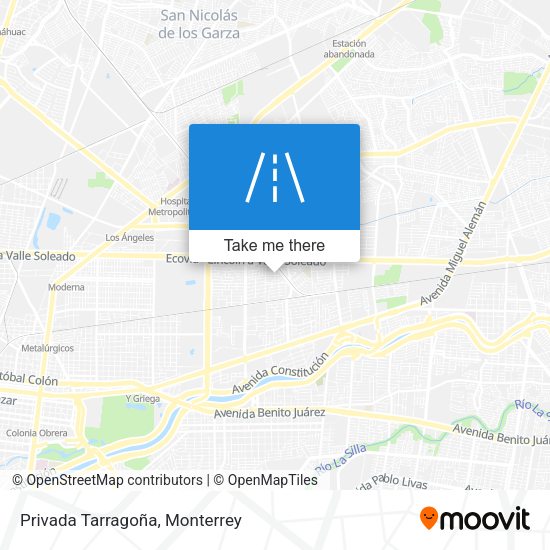 Mapa de Privada Tarragoña
