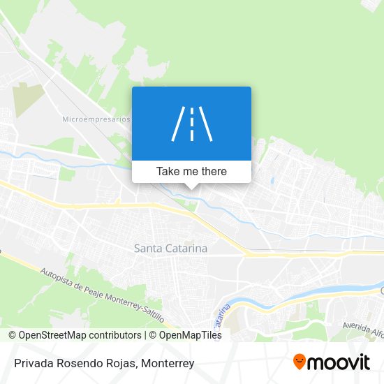 Mapa de Privada Rosendo Rojas
