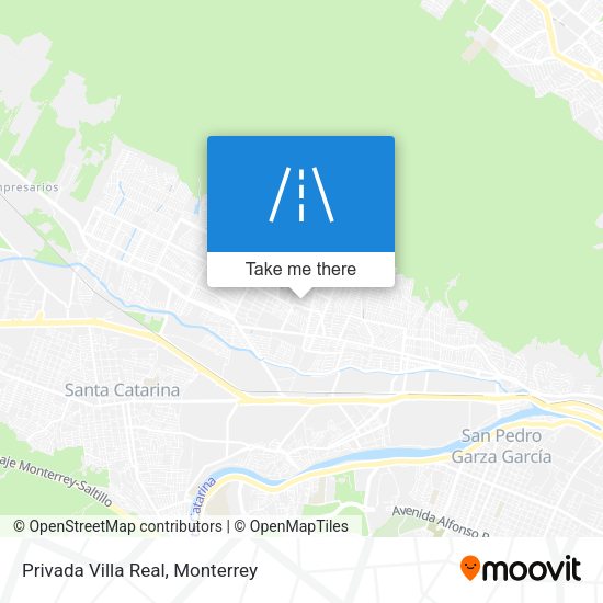 Privada Villa Real map