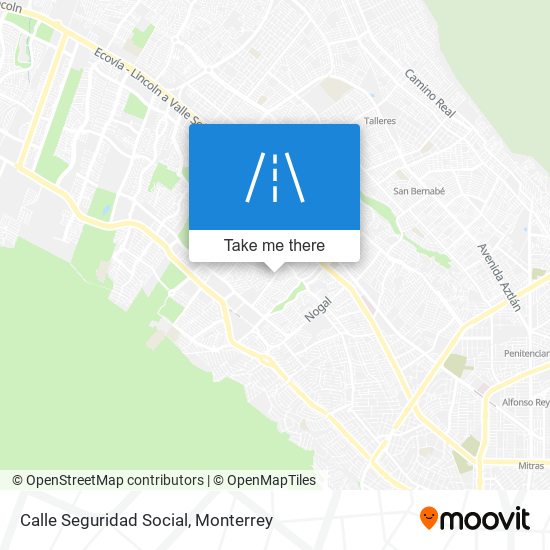 Calle Seguridad Social map