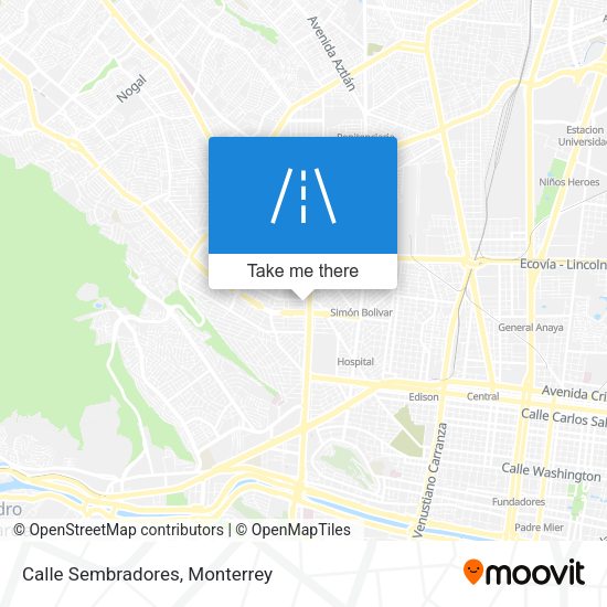 Mapa de Calle Sembradores