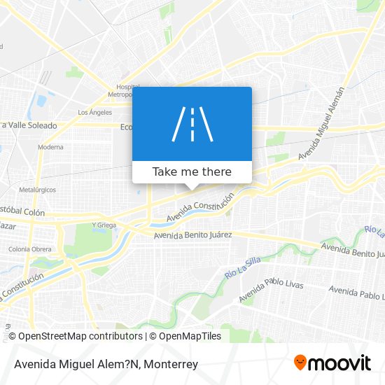 Avenida Miguel Alem?N map