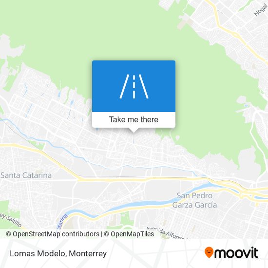 Lomas Modelo map