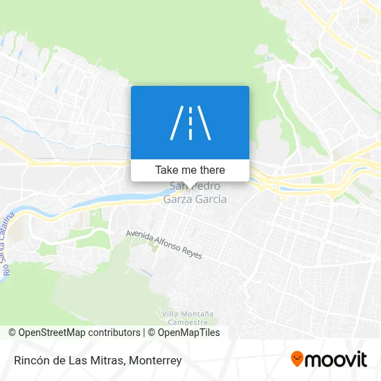 Rincón de Las Mitras map