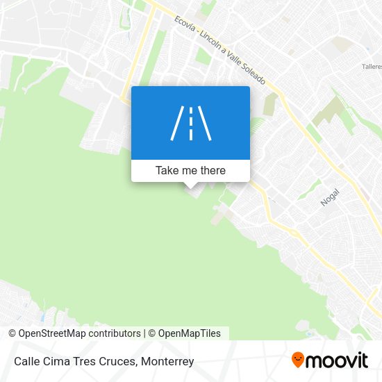 Mapa de Calle Cima Tres Cruces