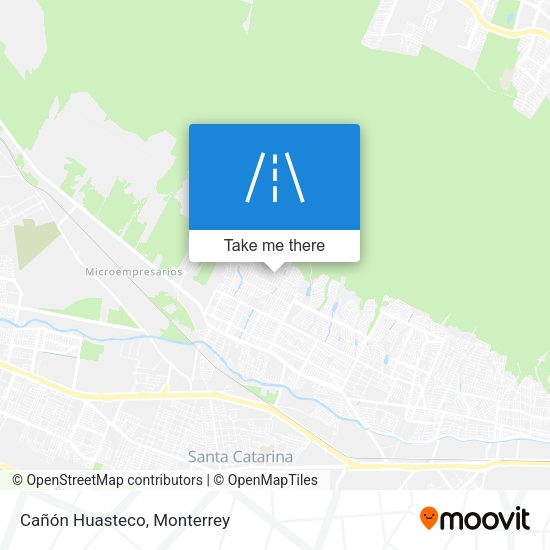 Mapa de Cañón Huasteco