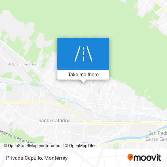 Privada Capullo map