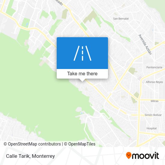 Mapa de Calle Tarik