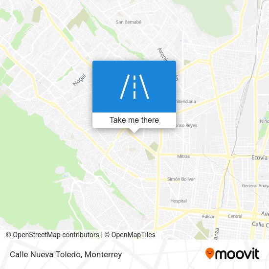 Mapa de Calle Nueva Toledo