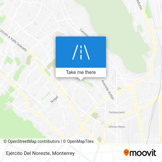 Ejército Del Noreste map