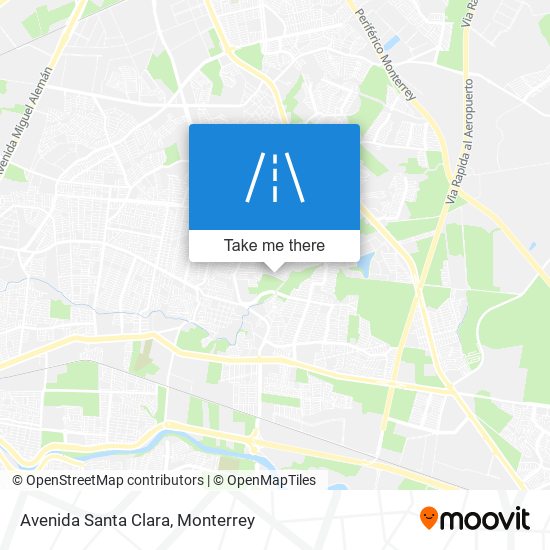 Avenida Santa Clara map