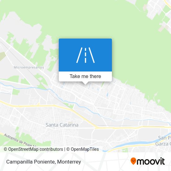 Campanilla Poniente map