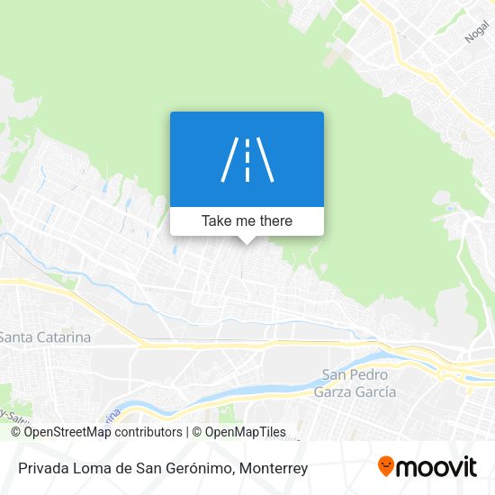 Mapa de Privada Loma de San Gerónimo