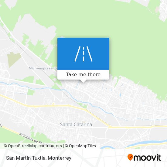 Mapa de San Martín Tuxtla