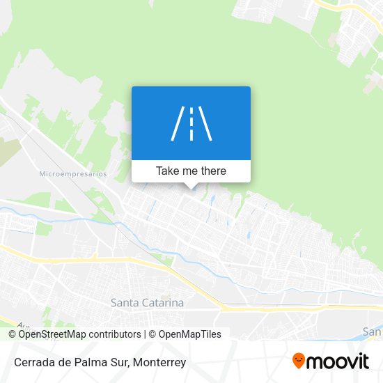 Cerrada de Palma Sur map