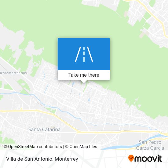 Mapa de Villa de San Antonio