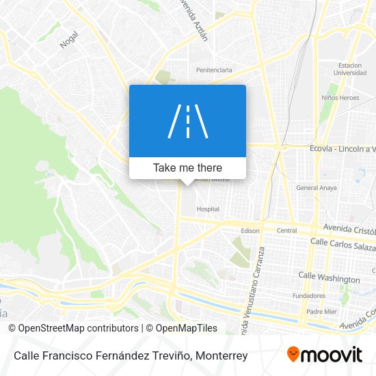 Calle Francisco Fernández Treviño map