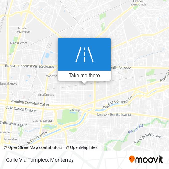 Calle Vía Tampico map