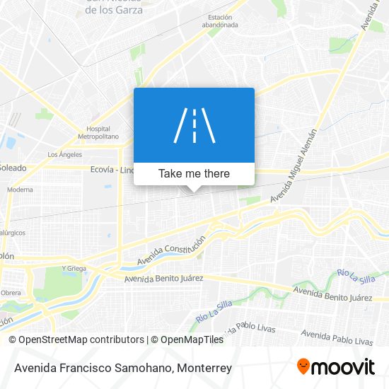 Avenida Francisco Samohano map
