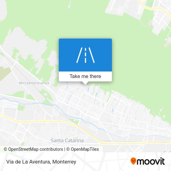 Vía de La Aventura map