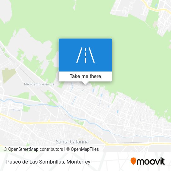 Paseo de Las Sombrillas map