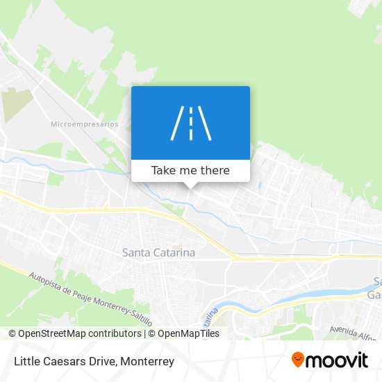 Mapa de Little Caesars Drive