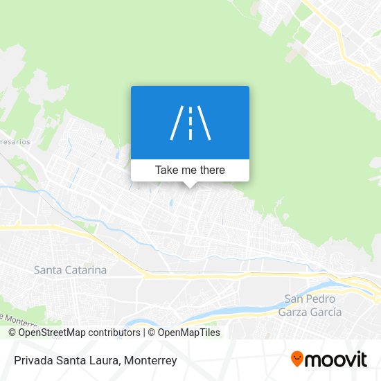 Privada Santa Laura map