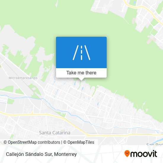 Callejón Sándalo Sur map