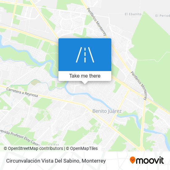 Mapa de Circunvalación Vista Del Sabino