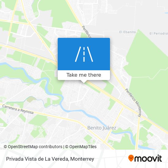 Privada Vista de La Vereda map