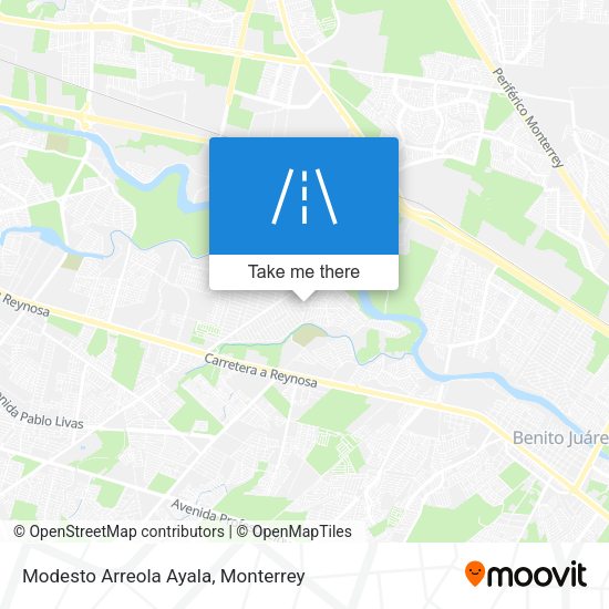 Mapa de Modesto Arreola Ayala