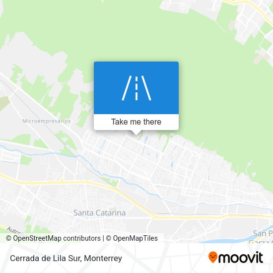 Cerrada de Lila Sur map